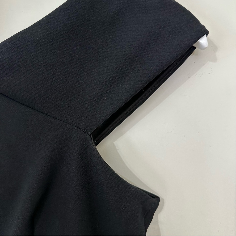 Ted Baker Black Yandal Asymmetric Bodycon Dress - Picture 6 of 14